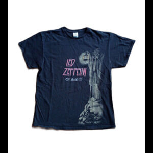 Led Zeppelin Reaper Hermit Black T-Shirt  Large